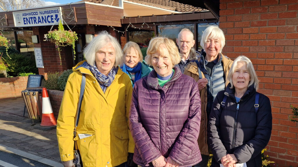 Garden Visit Members at Ashwood Nurseries