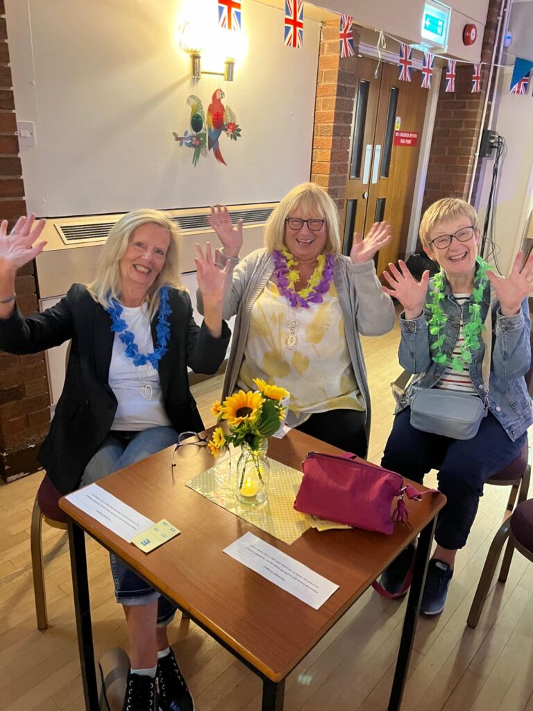 Members enjoying Hi Di Hi by local amdram group