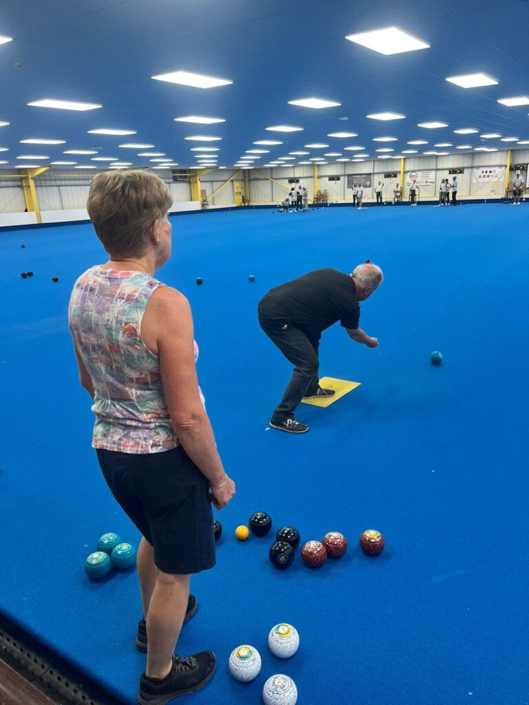 Going Places members try bowls